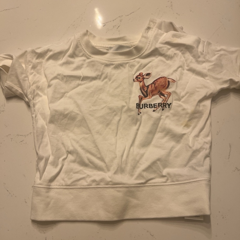 Burberry deer shirt 12m